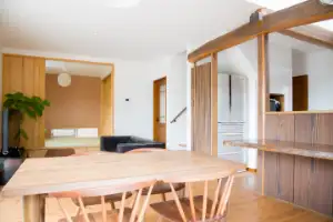 ゆったりした時間の流れる家