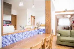 ゆったりした時間の流れる家